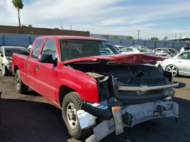 1GCEC19X64Z320346 - 2004 CHEVROLET SILVERADO RED photo 1