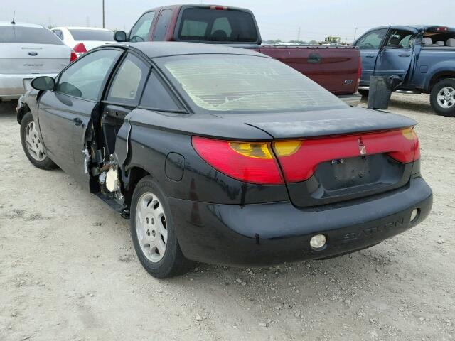 1G8ZN12851Z253100 - 2001 SATURN SC1 BLACK photo 3