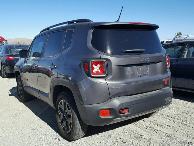 ZACCJBCB9HPG51779 - 2017 JEEP RENEGADE T GRAY photo 3