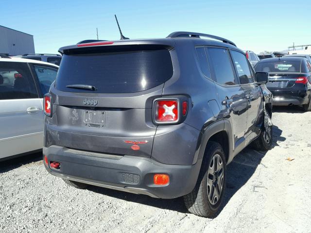 ZACCJBCB9HPG51779 - 2017 JEEP RENEGADE T GRAY photo 4