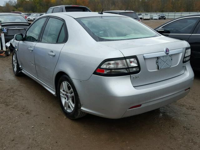 YS3FA4CY4B1315499 - 2011 SAAB 9-3 2.0T SILVER photo 3