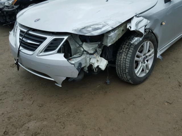 YS3FA4CY4B1315499 - 2011 SAAB 9-3 2.0T SILVER photo 7