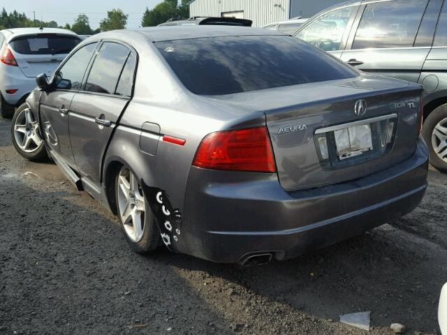 19UUA66205A800889 - 2005 ACURA TL GRAY photo 3