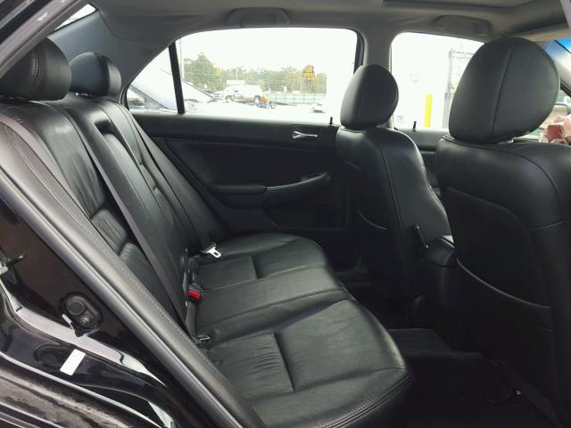 1HGCM56887A172603 - 2007 HONDA ACCORD BLACK photo 6