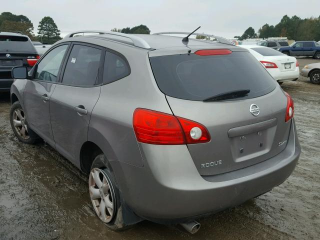 JN8AS58V79W447516 - 2009 NISSAN ROGUE S GRAY photo 3