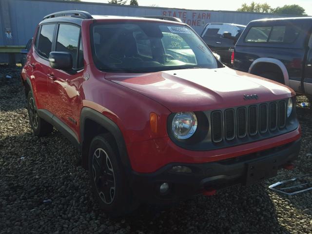 ZACCJBCT2FPB27475 - 2015 JEEP RENEGADE T RED photo 1