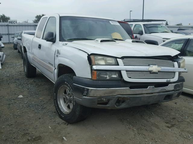 1GCEK19B55E166521 - 2005 CHEVROLET SILVERADO WHITE photo 1