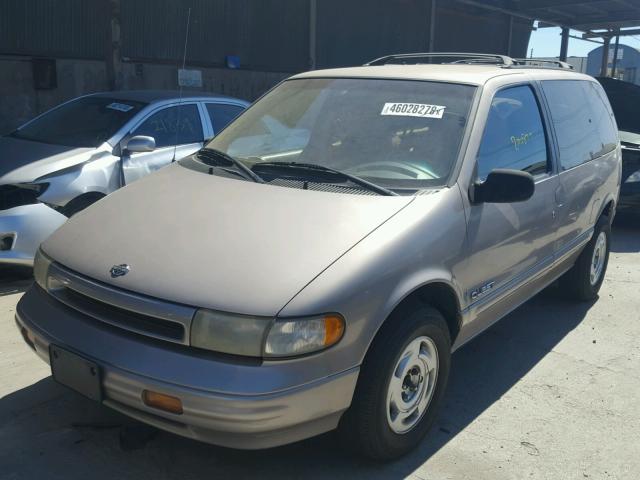 4N2DN11W5SD863316 - 1995 NISSAN QUEST XE BROWN photo 2