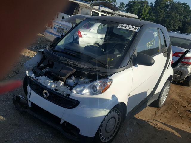 WMEEJ3BA6FK793104 - 2015 SMART FORTWO PUR WHITE photo 2