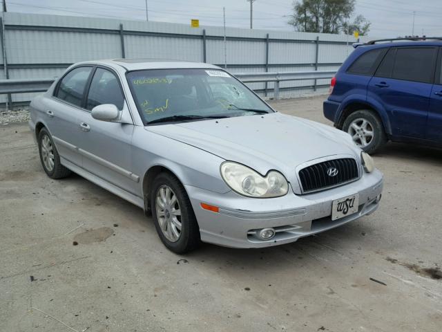 KMHWF35H14A939498 - 2004 HYUNDAI SONATA GLS SILVER photo 1