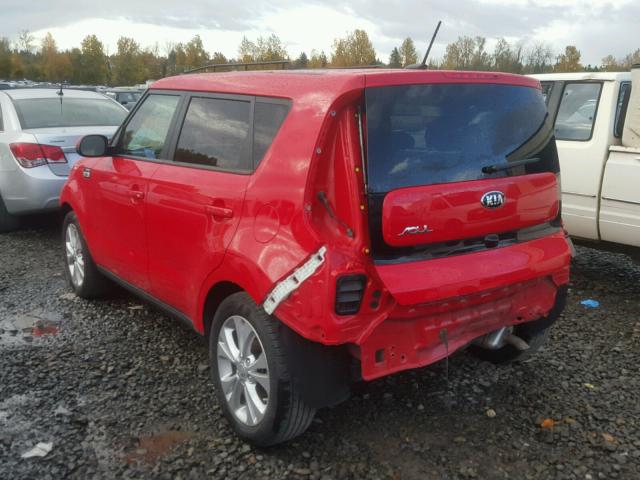 KNDJP3A58G7846860 - 2016 KIA SOUL + RED photo 3