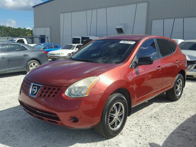 JN8AS58T89W048046 - 2009 NISSAN ROGUE BURGUNDY photo 2