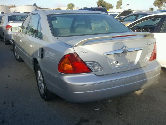 4T1BF28B52U244839 - 2002 TOYOTA AVALON XL GRAY photo 3