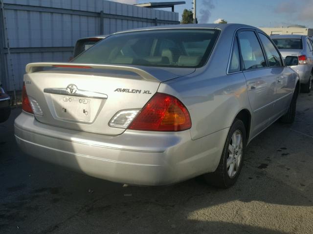 4T1BF28B52U244839 - 2002 TOYOTA AVALON XL GRAY photo 4