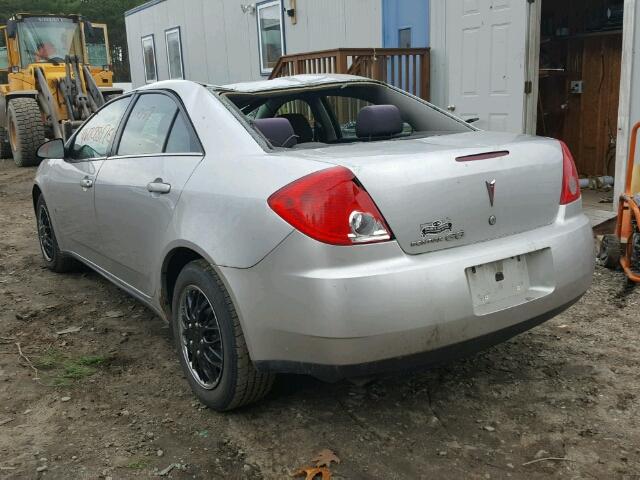 1G2ZF57B484162510 - 2008 PONTIAC G6 VALUE L SILVER photo 3