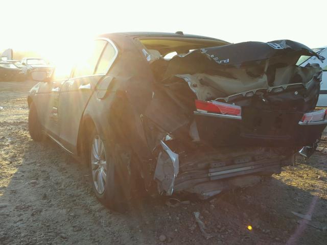 1HGCP3F81BA004967 - 2011 HONDA ACCORD EXL BLACK photo 3