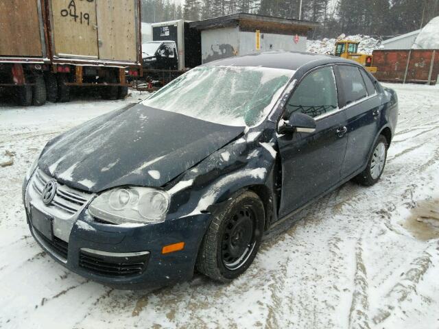 3VWJX7AJ6AM087995 - 2010 VOLKSWAGEN JETTA S BLUE photo 1