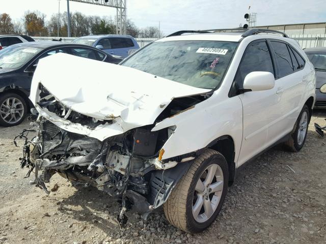 2T2HK31U27C023744 - 2007 LEXUS RX WHITE photo 2