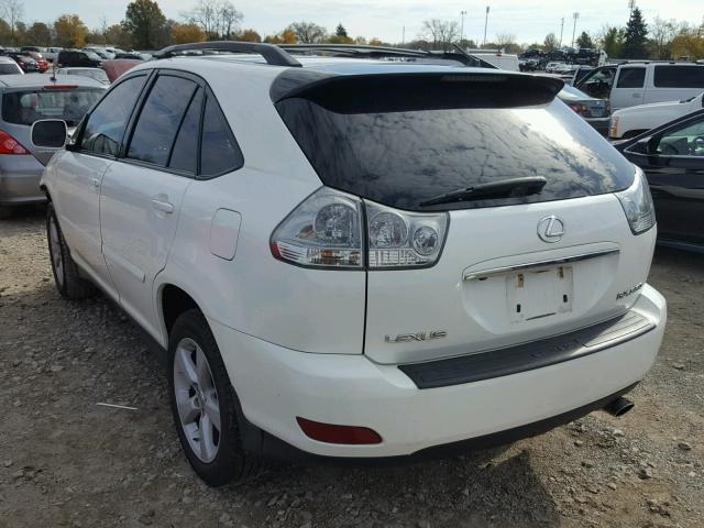 2T2HK31U27C023744 - 2007 LEXUS RX WHITE photo 3