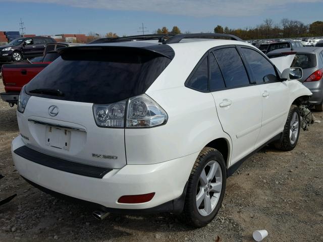 2T2HK31U27C023744 - 2007 LEXUS RX WHITE photo 4