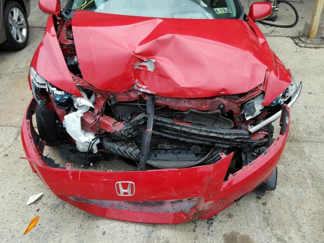 JHMZF1D67BS006278 - 2011 HONDA CR-Z EX RED photo 7