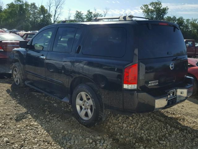 5N1AA08B94N724720 - 2004 NISSAN ARMADA SE BLACK photo 3