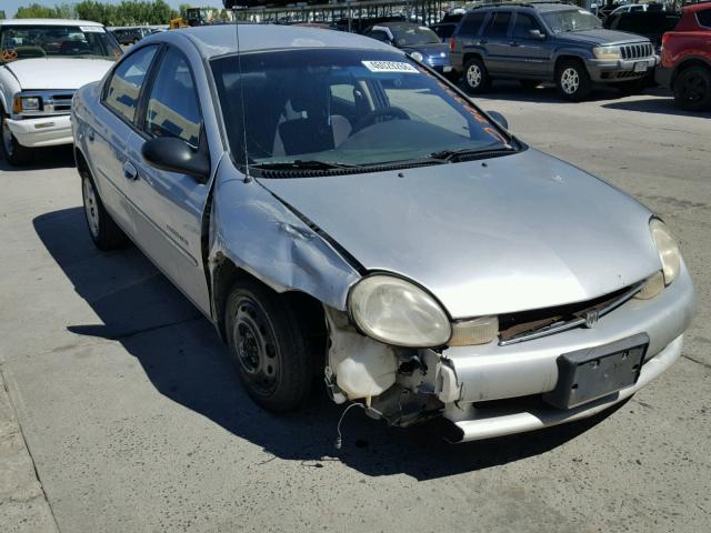 1B3ES46C1YD867907 - 2000 DODGE NEON BASE SILVER photo 1