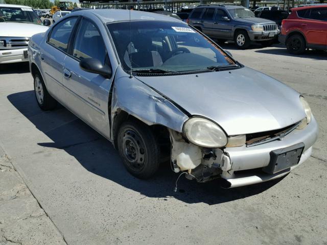 1B3ES46C1YD867907 - 2000 DODGE NEON BASE SILVER photo 9