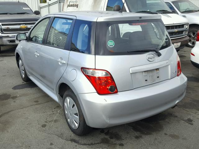 JTKKT624X60136253 - 2006 TOYOTA SCION XA ვერცხლისფერი ფოტო 3