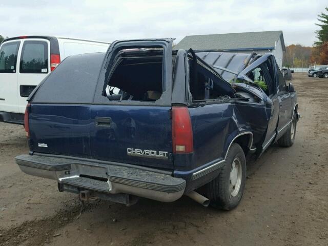 3GNEC16R2XG245775 - 1999 CHEVROLET SUBURBAN C BLUE photo 4