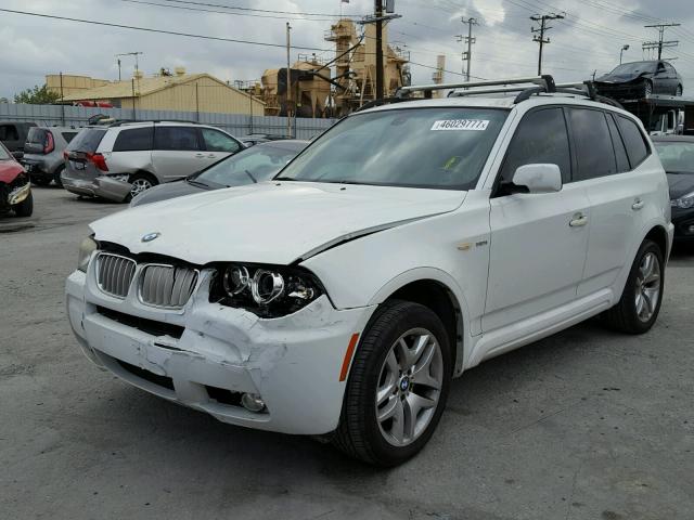 WBXPC93497WF03533 - 2007 BMW X3 WHITE photo 2