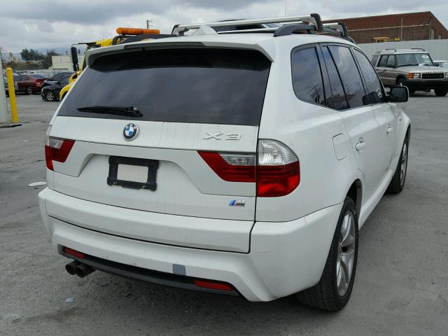 WBXPC93497WF03533 - 2007 BMW X3 WHITE photo 4