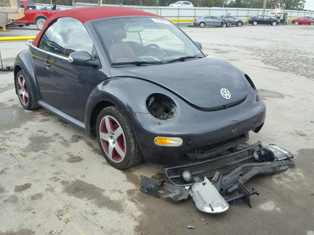 3VWCM31Y65M352038 - 2005 VOLKSWAGEN NEW BEETLE GRAY photo 1