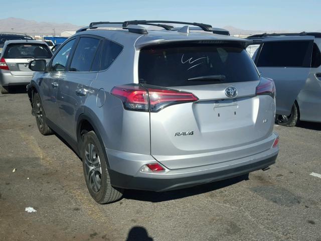 2T3ZFREV3GW294403 - 2016 TOYOTA RAV4 LE GRAY photo 3