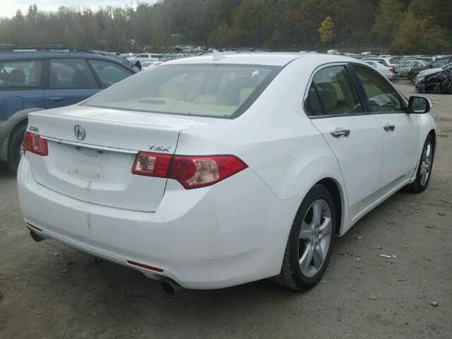 JH4CU2F62CC013729 - 2012 ACURA TSX TECH WHITE photo 4