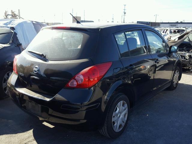 3N1BC1CP2BL368462 - 2011 NISSAN VERSA S BLACK photo 4