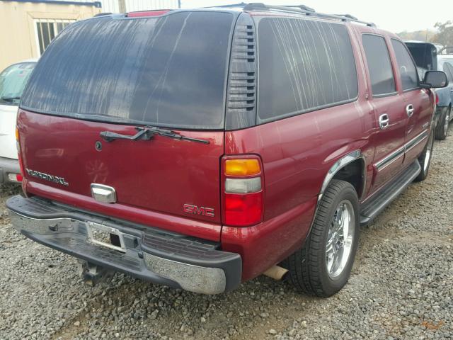 1GKEC16Z72J328753 - 2002 GMC YUKON XL C RED photo 4