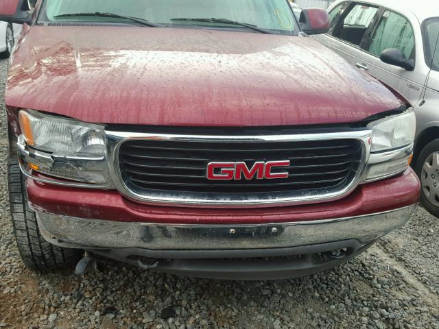 1GKEC16Z72J328753 - 2002 GMC YUKON XL C RED photo 7