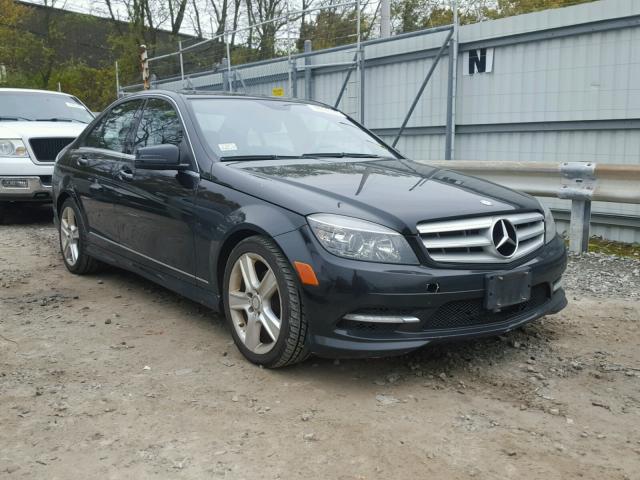 WDDGF8BB1BR151721 - 2011 MERCEDES-BENZ C 300 4MAT BLACK photo 1