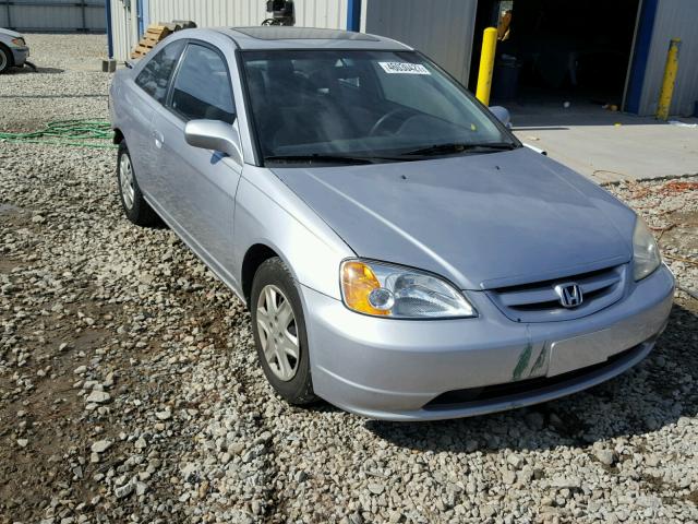 1HGEM22063L074224 - 2003 HONDA CIVIC EX SILVER photo 1