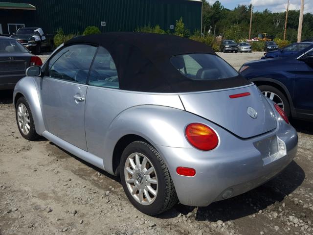 3VWCM21Y34M311150 - 2004 VOLKSWAGEN NEW BEETLE 银色 照片 3