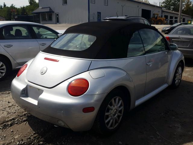 3VWCM21Y34M311150 - 2004 VOLKSWAGEN NEW BEETLE 银色 照片 4