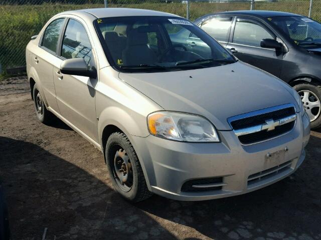3G1TV55E59L120353 - 2009 CHEVROLET AVEO LS GOLD photo 1