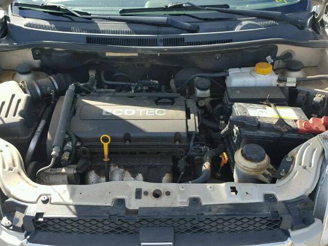 3G1TV55E59L120353 - 2009 CHEVROLET AVEO LS GOLD photo 7