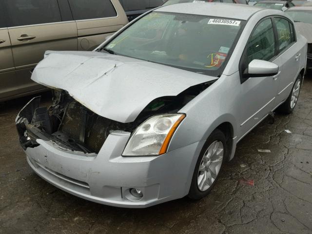 3N1AB61E58L609940 - 2008 NISSAN SENTRA SILVER photo 2