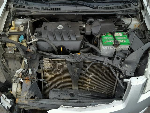 3N1AB61E58L609940 - 2008 NISSAN SENTRA SILVER photo 7