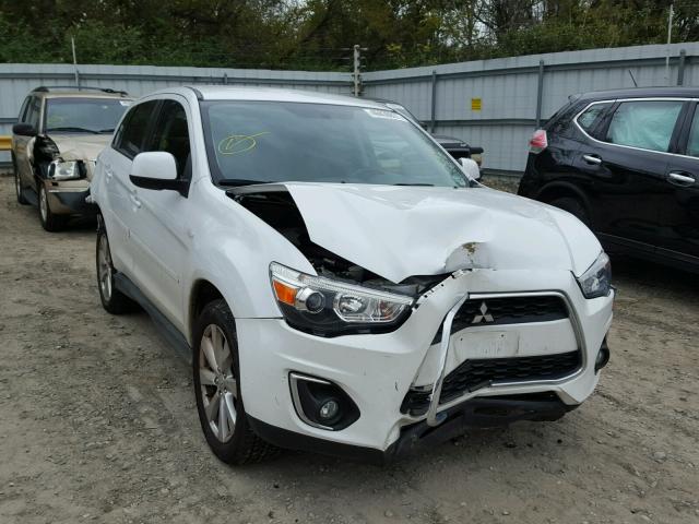 4A4AR3AU5EE028439 - 2014 MITSUBISHI OUTLANDER WHITE photo 1