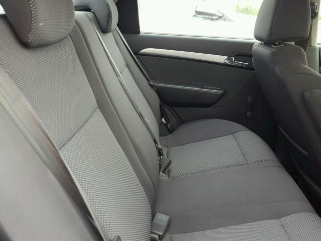 KL1TD5DE4BB130043 - 2011 CHEVROLET AVEO LS WHITE photo 6