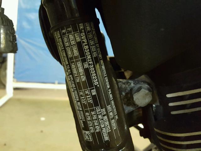 5VPLB36N2F3036230 - 2015 VICTORY MOTORCYCLES GUNNER Boz foto 10