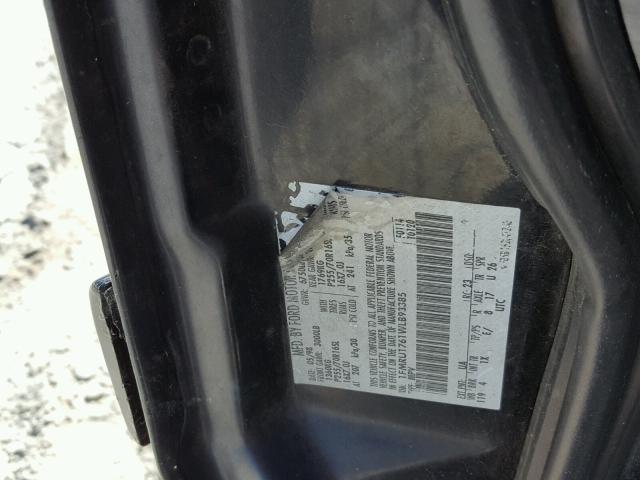 1FMRU1761WLB93385 - 1998 FORD EXPEDITION BLACK photo 10